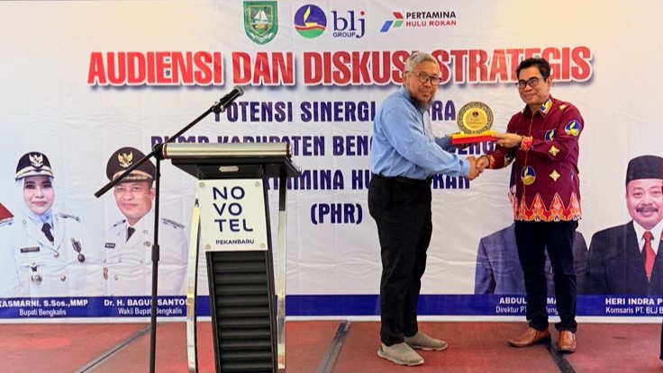 Audiensi dan Diskusi Potensi Kerja Sama Antara Pemkab Bengkalis, PT BLJ dan PHR