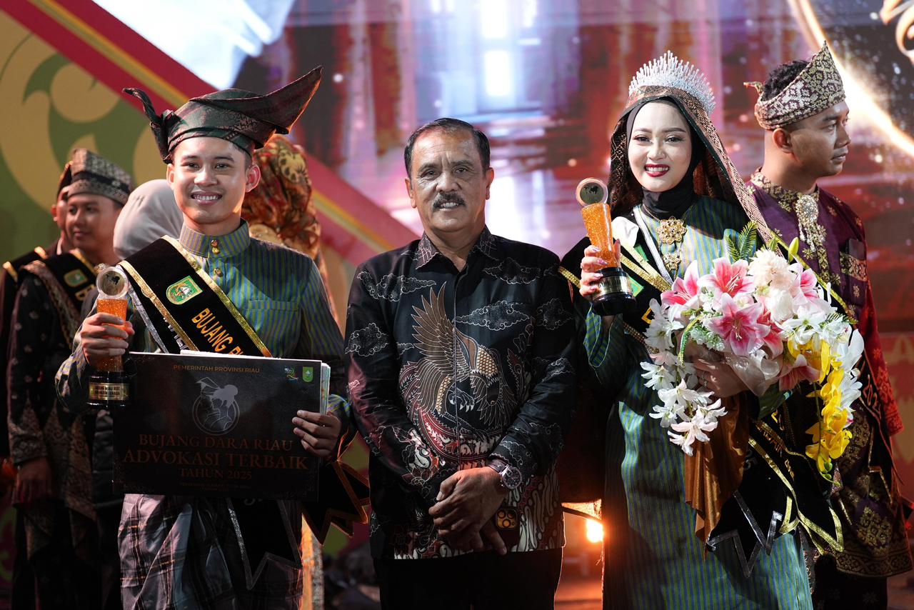 Bujang Dara Riau 2025, Rafi Sanjani dan Diajeng Arta