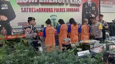 Konferensi Pers Polres Jombang