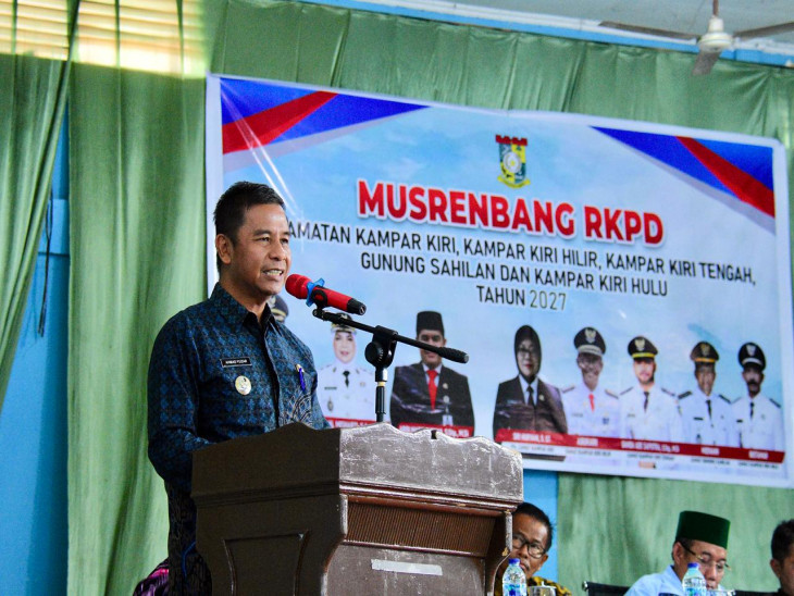 Bupati Kampar, Ahmad Yuzar hadir di Musrenbang Kecamatan