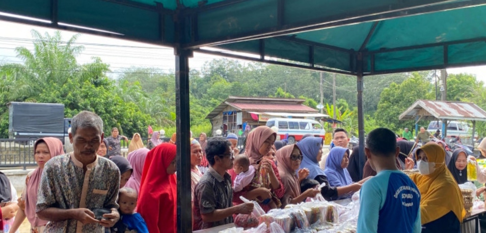 Operasi Pangan Murah di Kabupaten Kampar