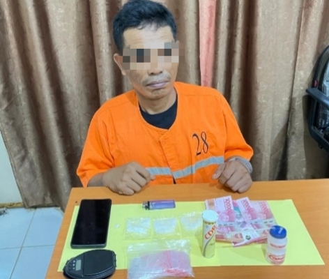 RNL Warga Siak Kecil Diringkus Bersama 13,52 Gram Sabu