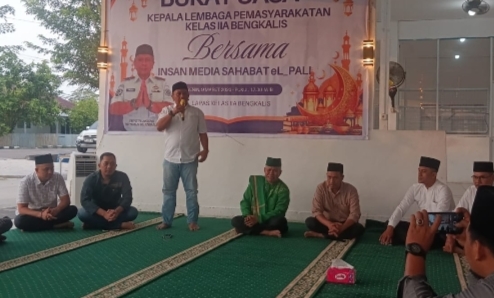 Perkuat Silaturahmi dan Sinergi Dengan Media, Kalapas Priyo Tri Laksono Bukber Puasa