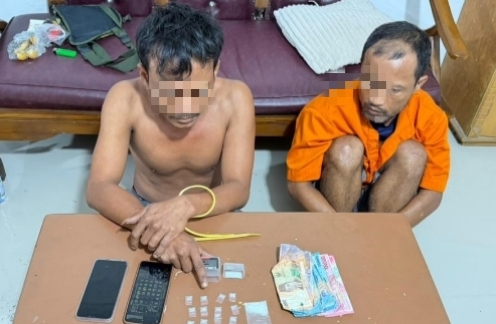 Polsek Mandau Gulung Dua Pelaku Narkoba