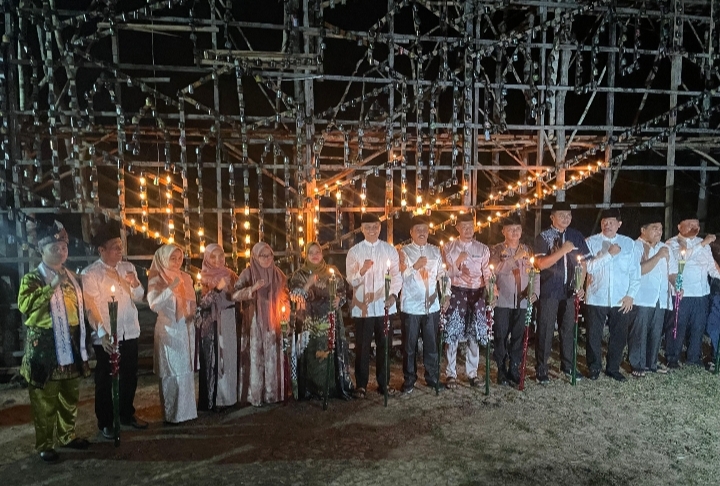 Usai Meresmikan Festival Lampu Colok, Danposal Bengkalis : Sangat Indah dan Luar Biasa