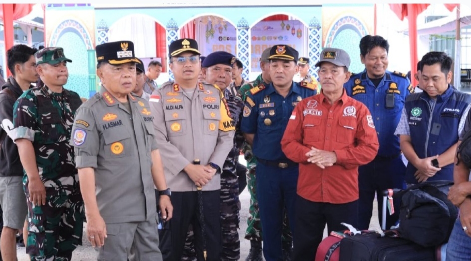 Bupati Meranti, Asmar tinjau pelabuhan Tanjung Harapan