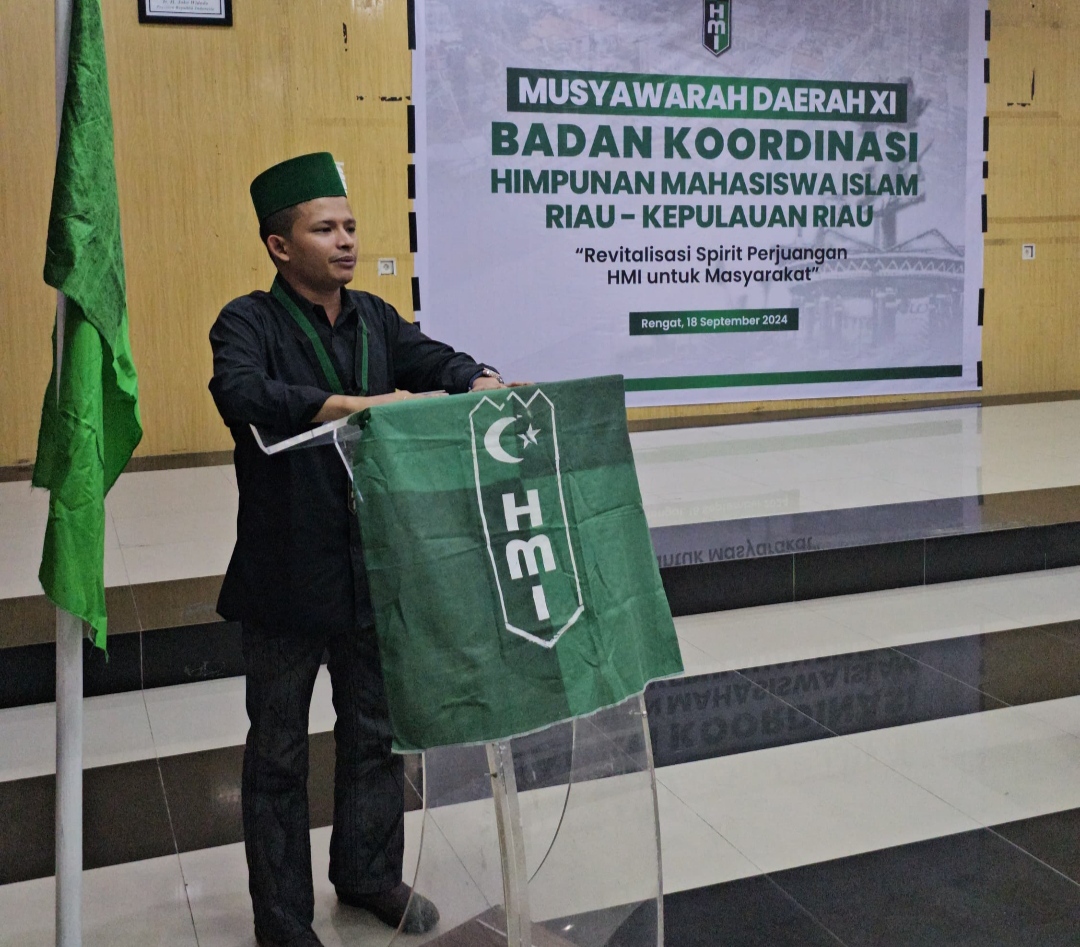 Ketua Umum (Ketum) BADKO HMI Riau-Kepri, Wiriyanto Aswir