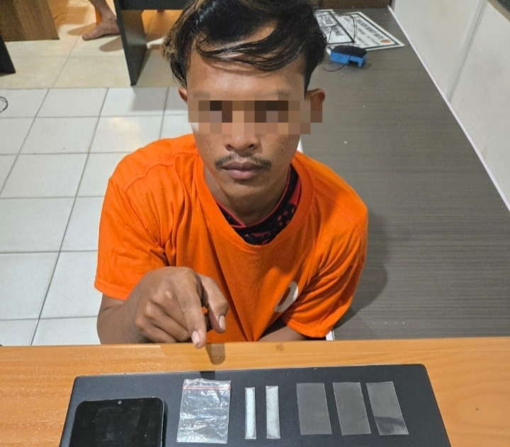 Polsek Bukit Batu Ringkus PPR Pengedar Narkoba di Tenggayun