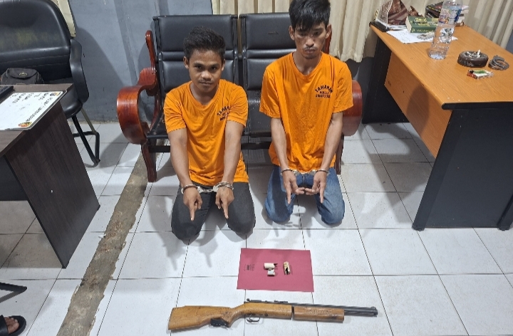 Ancam Warga Gunakan Senapan Angin Dua Pemuda Ditangkap Polisi