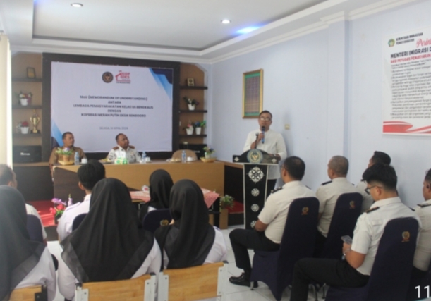 Untuk Mendukung Kemandirian Warga Binaan, Lapas Mou Dengan KMP Senggoro