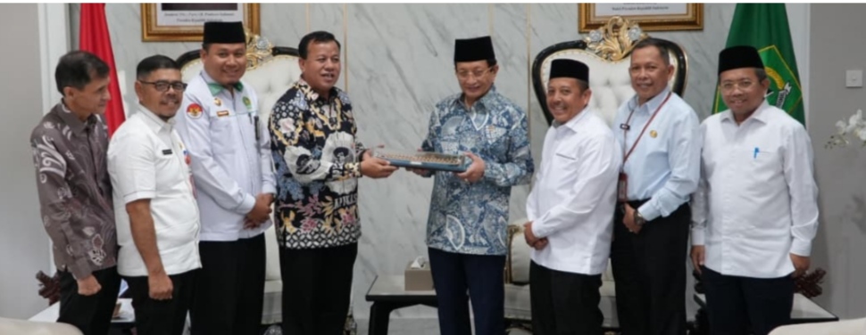 Pertemuan Bupati Kuansing dengan Menag RI