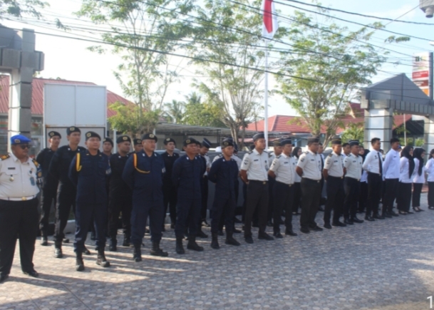 Saat, Pembacaan, Ikrar,Lapas IIA,Bengkalis, yang,Dihadiri,TNI, Polri, Kalapas, Tegaskan, Ini