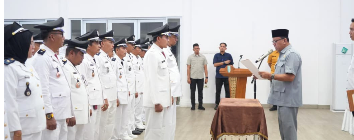 Pelantikan Pj Kades di Kuansing