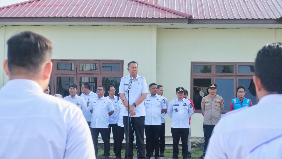 Wakil Bupati (Wabup) Kepulauan Meranti, Muzamil Baharudin dalam arahannya