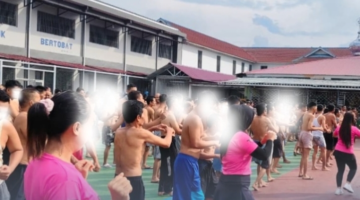 387 WBP Lapas Bengkalis Antusias Jaga Kesehatan Fisik dan Mental