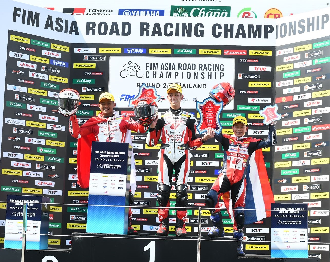 Rheza Danica Ahrens yang berhasil mempersembahkan podium untuk Astra Honda Racing Team (AHRT)