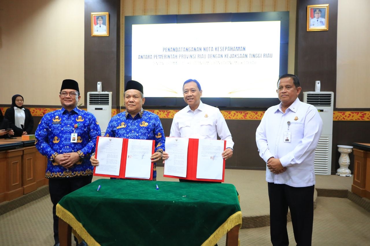 Kerja sama pemulihan dan pengamanan aset Pemprov Riau