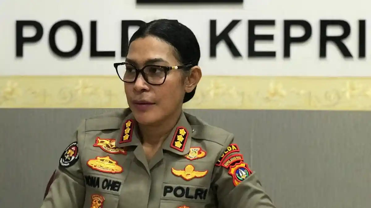 Kabid Humas Polda Kepri, Kombes Pol Nona Pricillia Ohei/TribunBatam