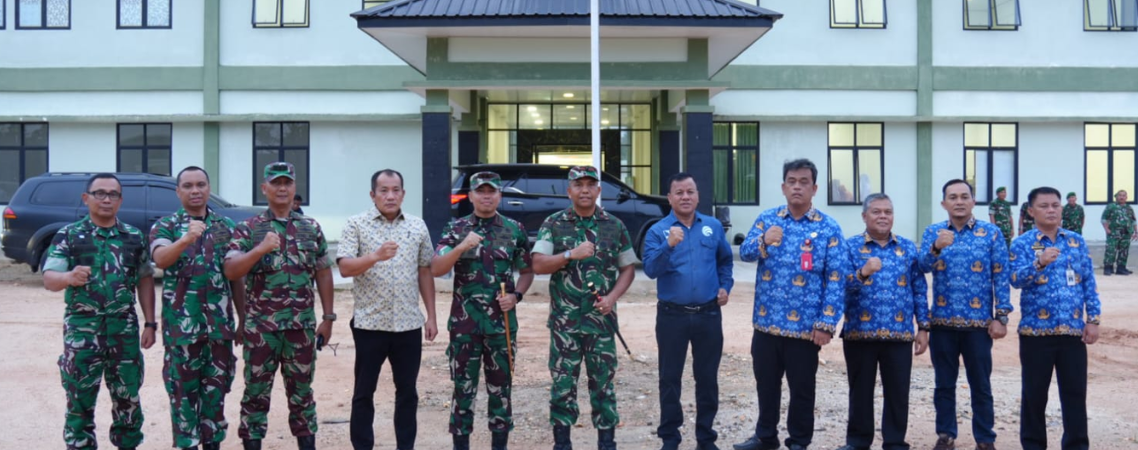 Danrem 031/Wirabima, Brigjen TNI Dr. Agustatius Sitepu, di Makodim Kuantan Singingi