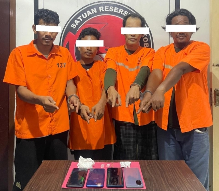 Terlibat Narkoba, Empat Orang Diamankan Polres Bengkalis