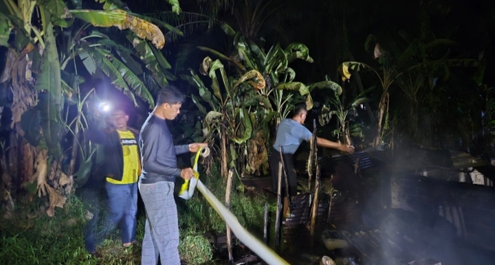 Dua Bulan ini, 5 Rumah Terbakar di Desa Batang Duku Bukit Batu, Satu Warga Tewas