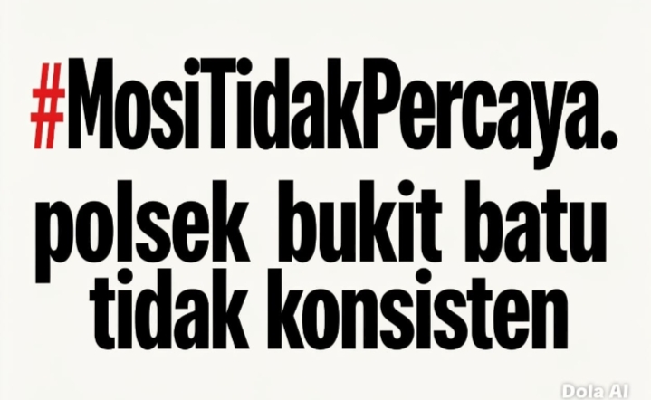 Keluarga Korban dan Tokoh Masyarakat Sampaikan Mosi Tidak Percaya ke Polsek Bukit Batu