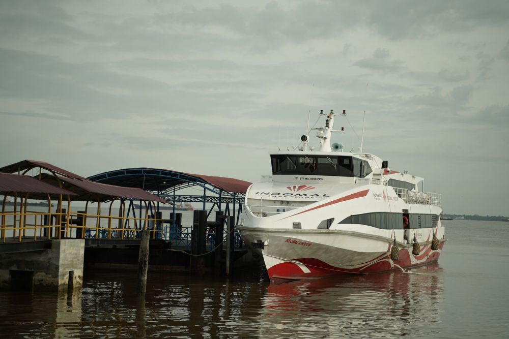 Pelabuhan Dumai Riau salah satu jalur masuk wisman Malaysia