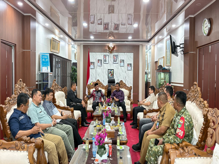 Pertemuan Pemkab Kampar dengan Pemkab Lima Puluh Kota