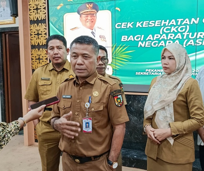 Sekretaris Dinkes Pekanbaru Dedy Sambudi. Foto: Istimewa.