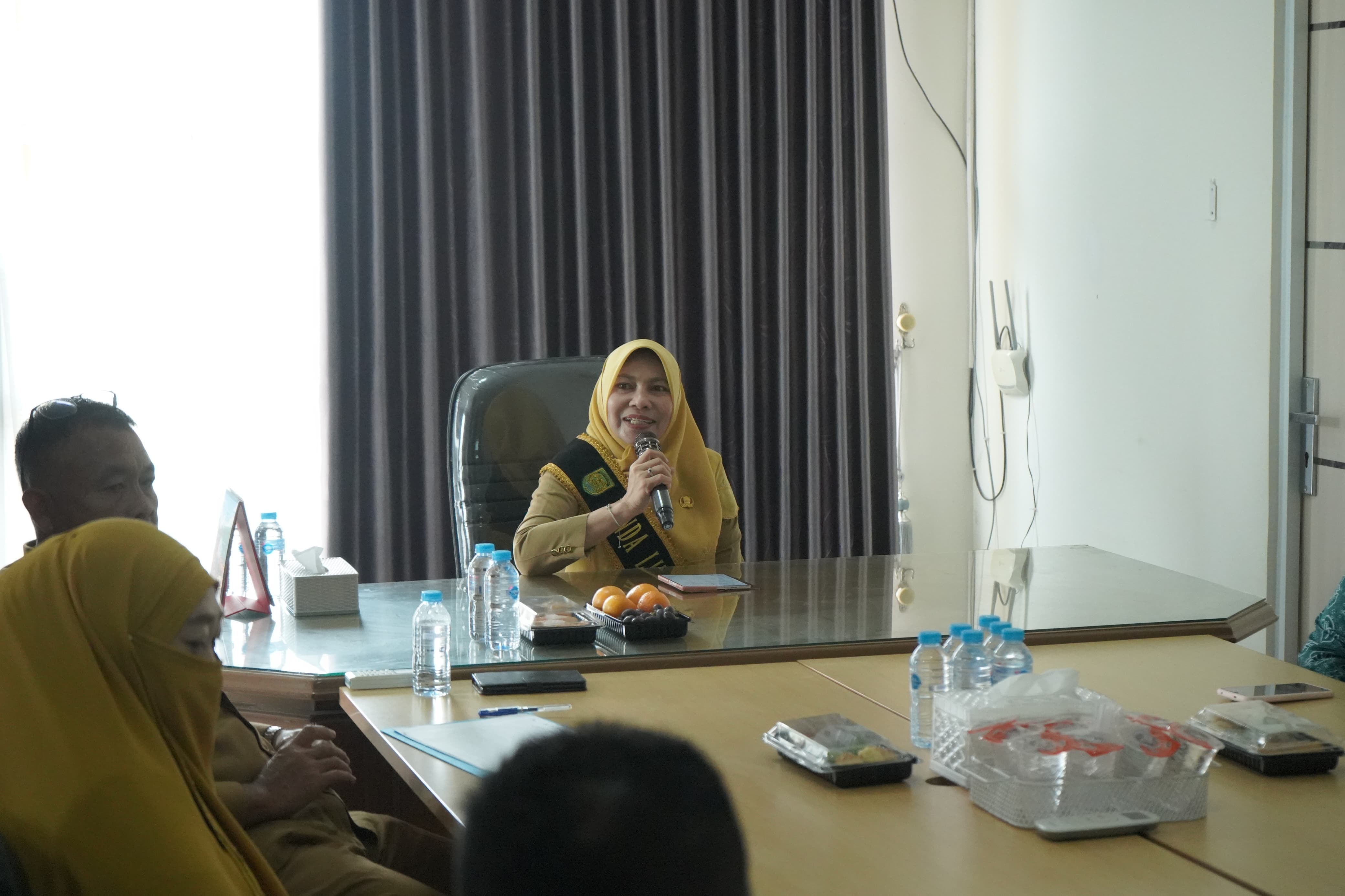 Bunda Literasi Indragiri Hilir (Inhil) Katerina Susanti Herman dalam arahannya
