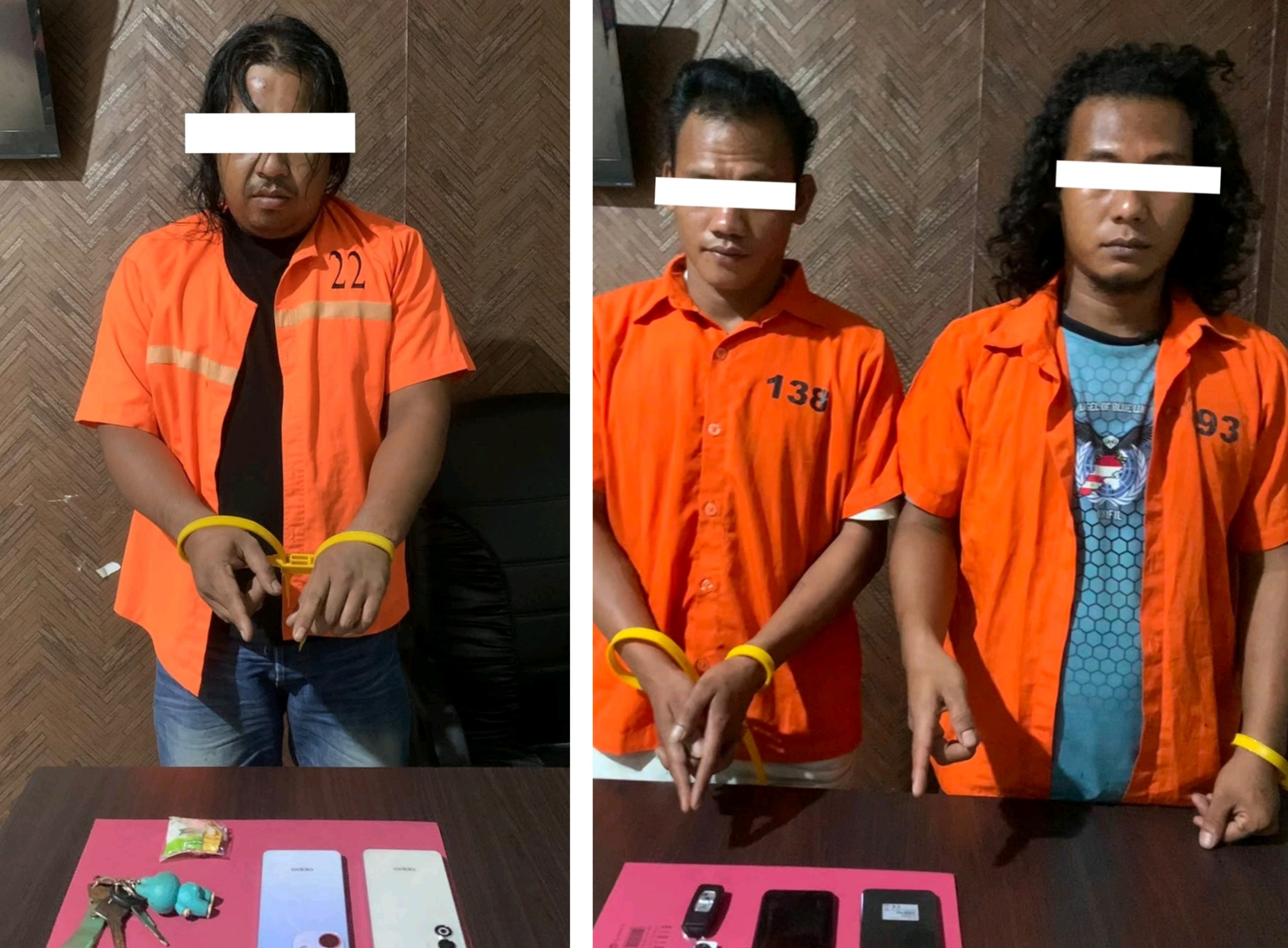 Satresnarkoba Polres Bengkalis Ringkus Tiga Terduga Pengedar Sabu