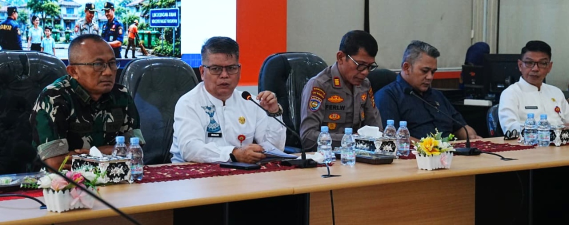 Rapat  pencegahan serta penanganan berbagai penyakit masyarakat (Pekat) di Kuansing