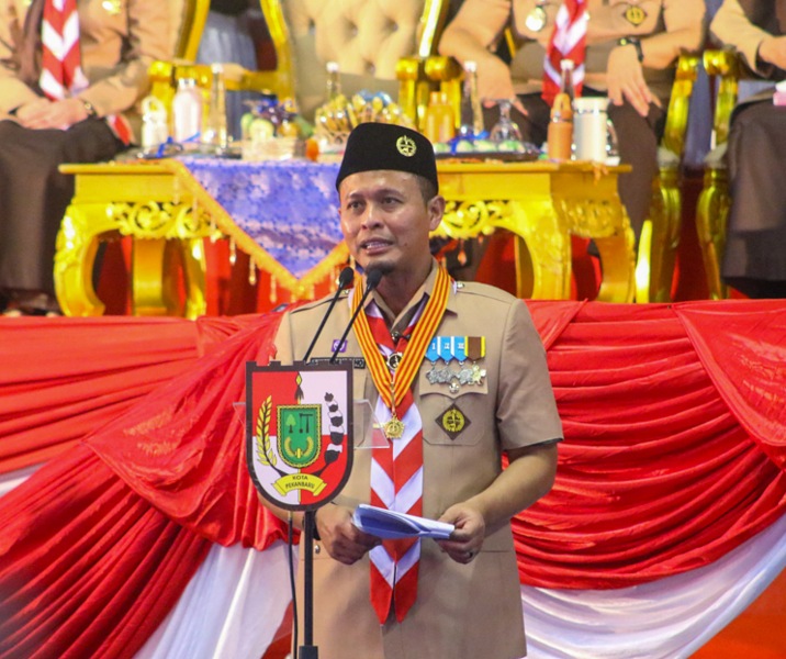 Wali Kota Pekanbaru yang juga Ketua Majelis Pembimbing Cabang (Mabicab) Gerakan Pramuka Kota Pekanbaru Agung Nugroho. Foto: Istimewa.