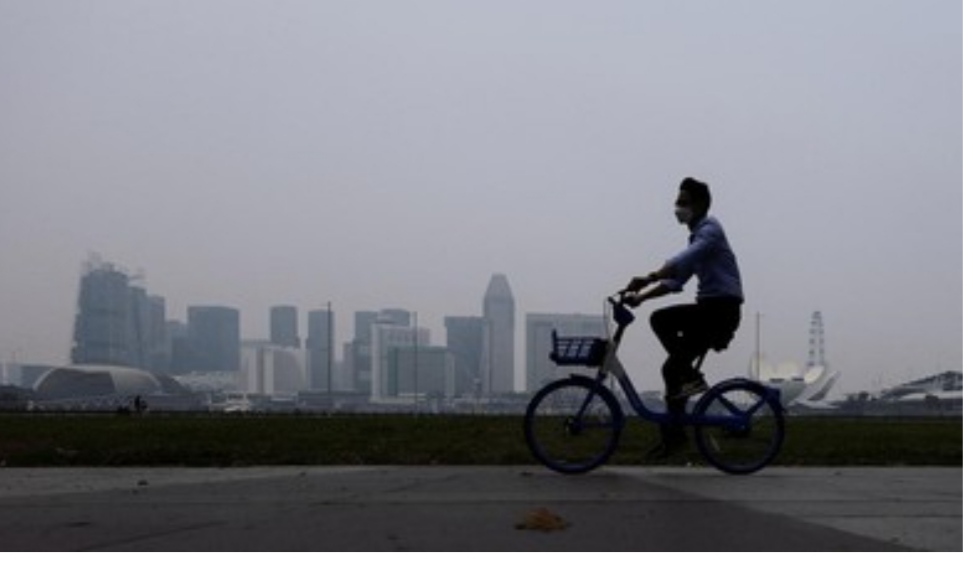 Kota di Vietnam terdampak asap RI/Reuters