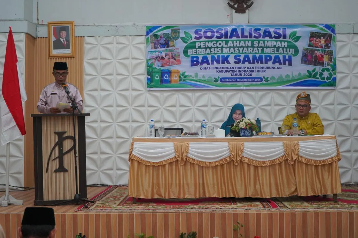 Sosialisasi Bank Sampah di Inhil