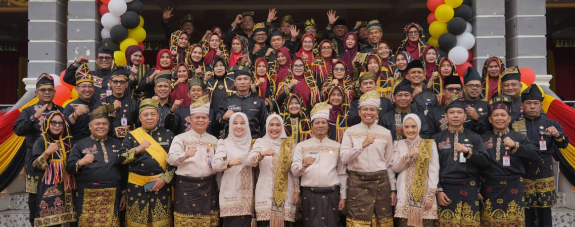 Forkopimda Kuansing di momentum HUT Kuansing ke-27