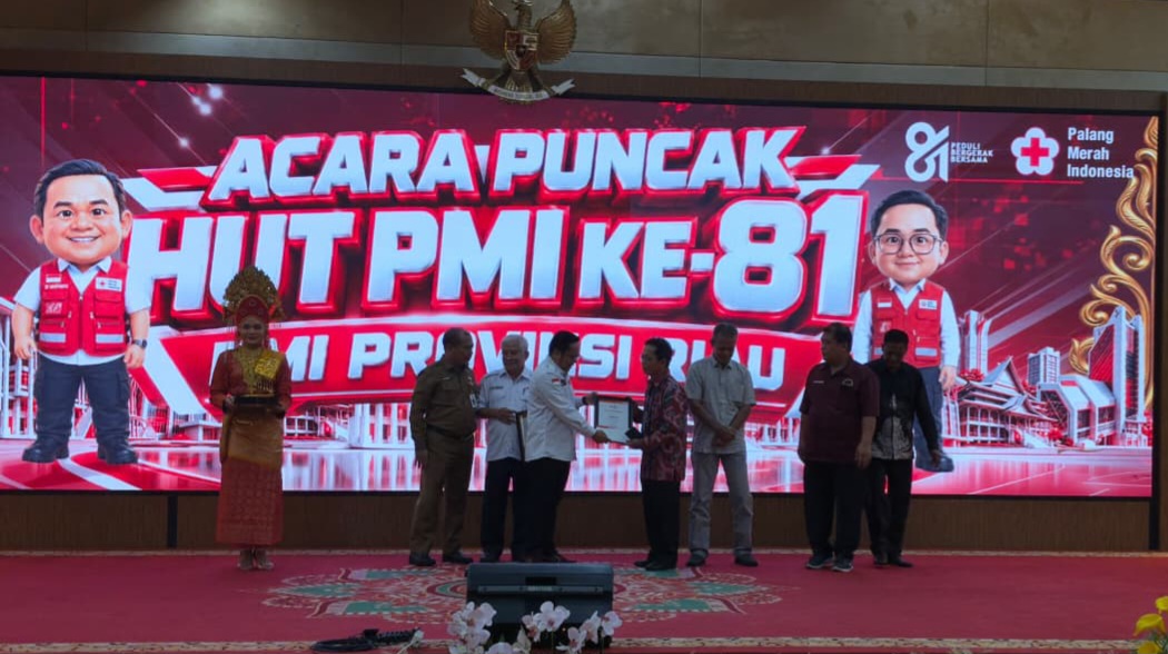 Acara Puncak HUT PMI ke-81 di Riau