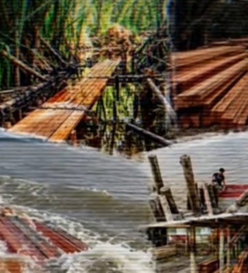 Ditarik Menggunakan Pompong, Ditpolair Polda Riau Menangkap Puluhan Ton Kubik Kayu
