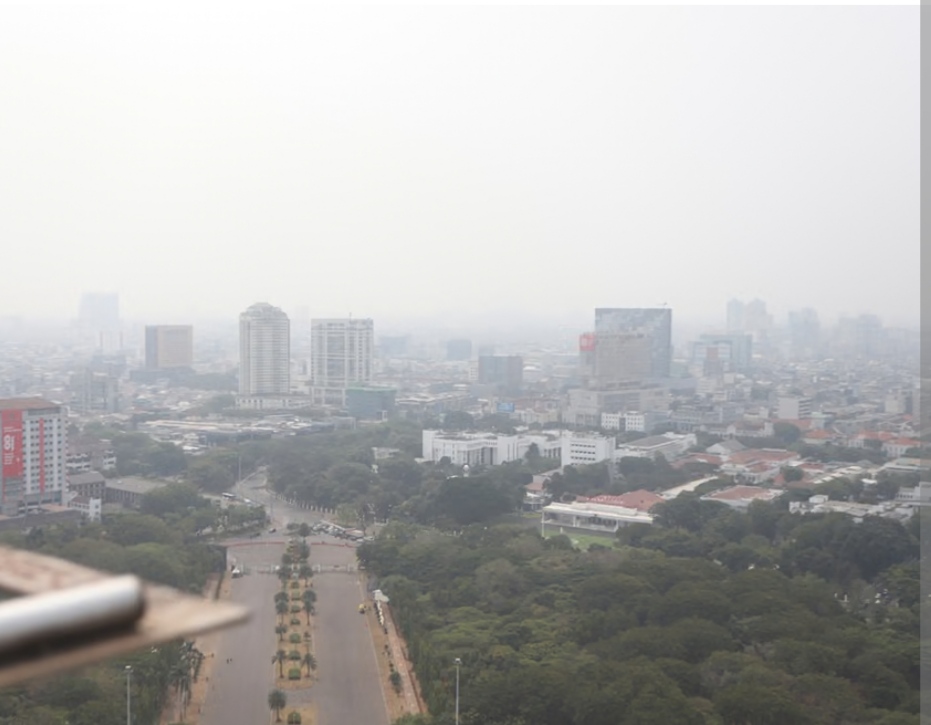 Kabut asap di Kota Jakarta