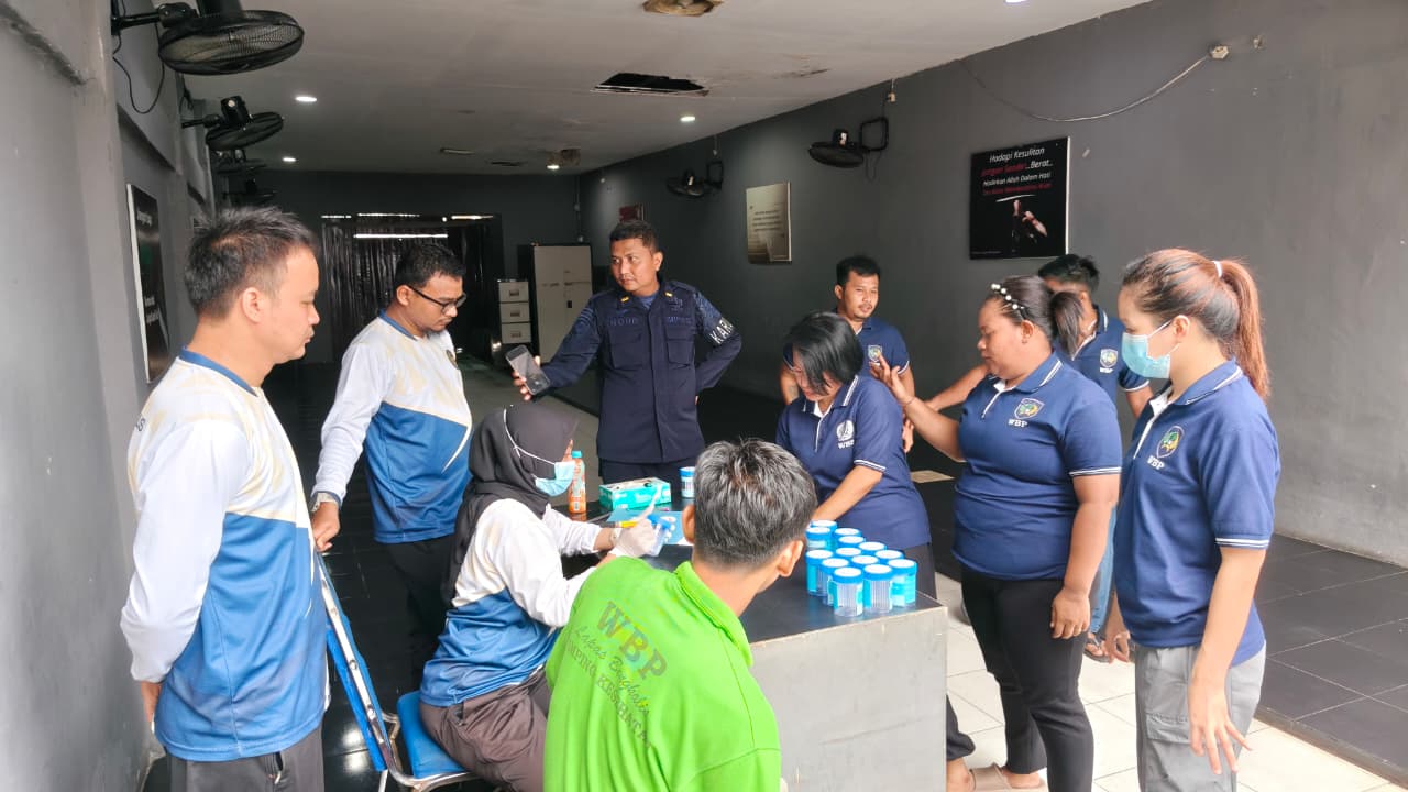 Hasil Tes Urine Negatif, Kalapas Bengkalis Pastikan Lingkungan Bebas Pengguna Narkoba
