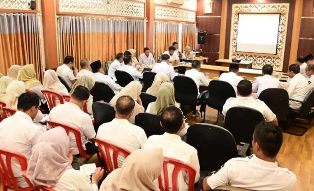 Pemkab Bengkalis Gelar Rapat Tipeologi Yang Masih Menunggu Masukkan Biro Organisasi Riau