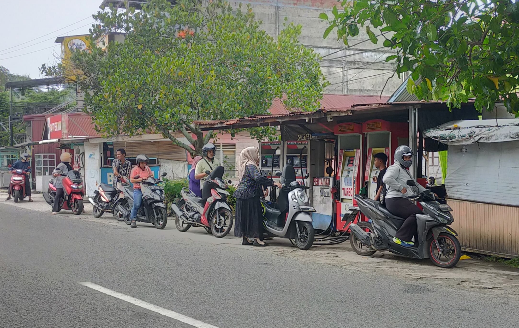 Kelangkaan BBM Pertalite di Bengkalis Sebabkan Pelajar tak Sekolah