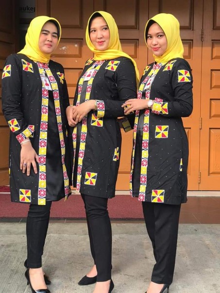 Motif Batik Kuansing yang akan ditampilkan dalam Expo Riau Internasional Fashion Festival 2021/Zar